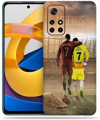 SkinoMania Poco M4 Pro Mobile Skin(Multicolor Dhon & Ronaldo)