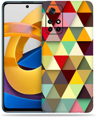 SkinoMania Poco M4 Pro Mobile Skin(Multicolor Colorful-Tringle)