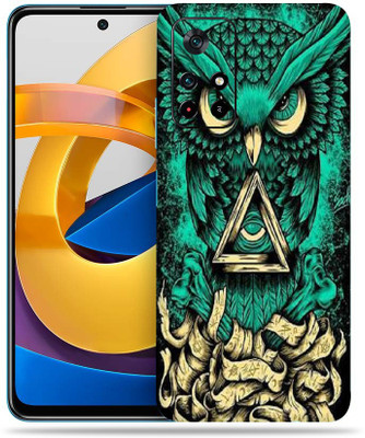 SkinoMania Poco M4 Pro Mobile Skin(Multicolor Angry-Owl)