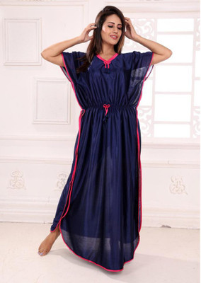 BAILEY SELLS Women Nighty(Blue)