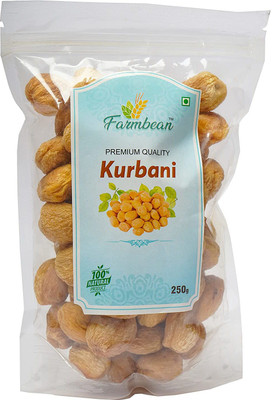 Farmbean Premium Dried Apricots/Jardalu/Kurbani/Khubani (250 g ) Apricots(1 x 250 g)
