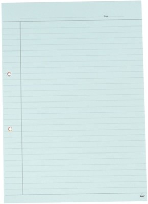 Shipra One Sided Ruled One Side Ruled Other Side Blank A4 170 gsm Project Paper(Set of 2, Multicolor)