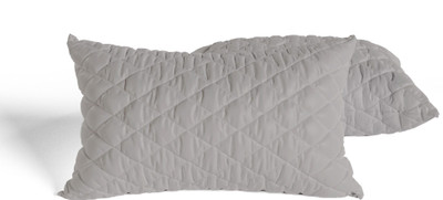 AVI Luxury Microfibre Solid Sleeping Pillow Pack of 2(Grey)
