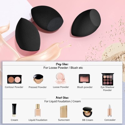 SEUNG Set Makeup Sponges for Blending Flawless for Sponge