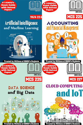 IGNOU MCA New Syllabus 3rd Semester Help Book Combo Offer Of MCS 224 MCS 225 MCS 226 MCS 227 IGNOU Study Notes For Exam Preparations With Solved Previous Year Question Papers (Revised Syllabus) & Solved Sample Papers IGNOU Master Of Computer Applications 2nd Year(Paperback, BHAVYA KUMAR SAHNI) IGNOU MCA New Syllabus 3rd Semester Help Book Combo Offer Of MCS 224 MCS 225 MCS 226 MCS 227 IGNOU Study Notes For Exam Preparations With Solved Previous Year Question Papers (Revised Syllabus) & Solved Sample Papers IGNOU Master Of Computer Applications 2nd Year(Paperback, BHAVYA KUMAR SAHNI)