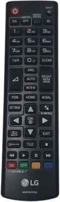 Akshita AKB73975763 TV Compatible For Universal LCD LED TV All Model Remote Control LG Remote Controller(Black)