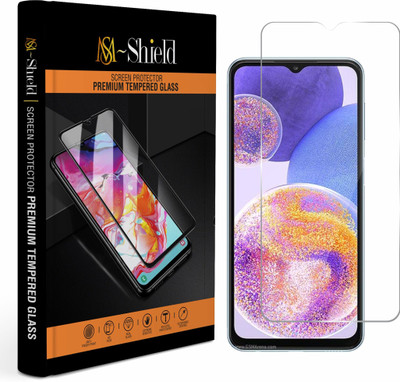 MS-Shield Edge To Edge Tempered Glass for Samsung Galaxy A23(Pack of 1)