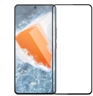 O2MG Edge To Edge Tempered Glass for Vivo Y28 5G, Vivo Y28(Pack of 1)