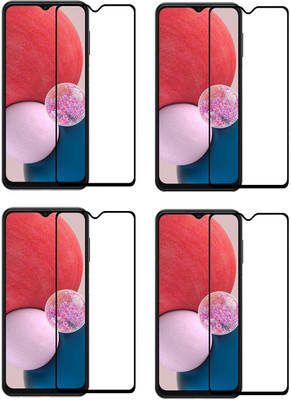 ISAAK Edge To Edge Tempered Glass for Samsung Galaxy A23 Edge to Edge, Full Glue, 11D Tempered Glass(Pack of 4)