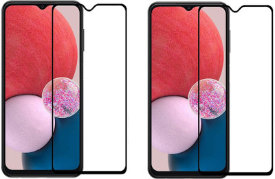 ISAAK Edge To Edge Tempered Glass for Samsung Galaxy A13 4G Edge to Edge, Full Glue, 11D Tempered Glass(Pack of 2)