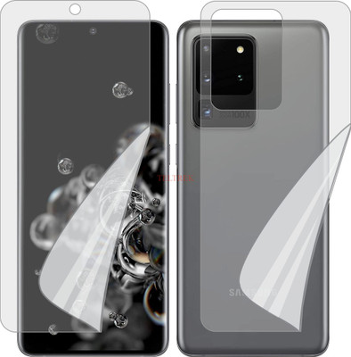 TELTREK Front and Back Screen Guard for SAMSUNG GALAXY S20 ULTRA (Edge To Edge TPU Full Coverage)(Pack of 2)