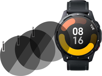 XAZE Screen Guard for Xiaomi Watch S1 Active Smartwatch(Pack of 3)