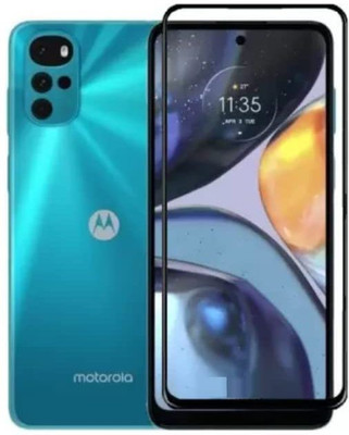 Bodoma Edge To Edge Tempered Glass for Moto G22/Motorola G22(Pack of 1)
