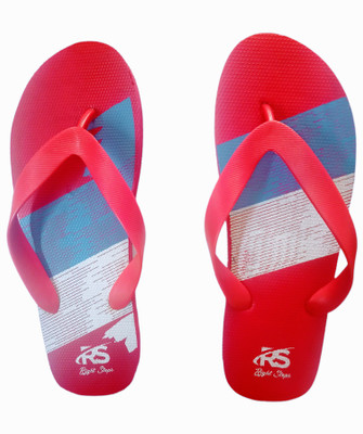 Right Steps Men Slippers(Red , 8)