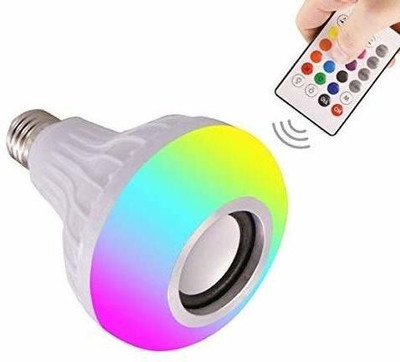 Xydrozen Smart Bluetooth Speaker LED Music Light Bulb Lamp with Remote Control -J7 Smart Bulb