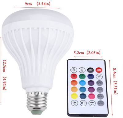 Xydrozen Rgb Light Ball Bulb with Remote Control-G5 Smart Bulb
