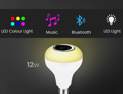 WunderVoX 3 in 1 12W B22 Led Bulb with Bluetooth Speaker-U7 Smart Bulb