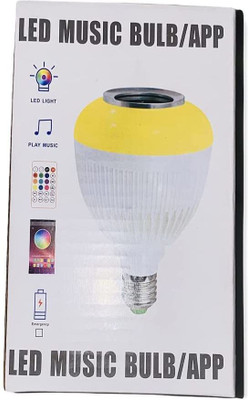WunderVoX Music Light Bulb + Rgb Light Ball Bulb with Remote Control-D3 Smart Bulb