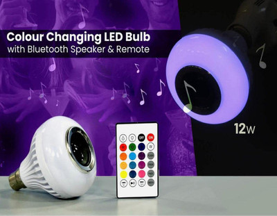 Xydrozen Music Light Bulb + Rgb Light Ball Bulb with Remote Control-I8 Smart Bulb