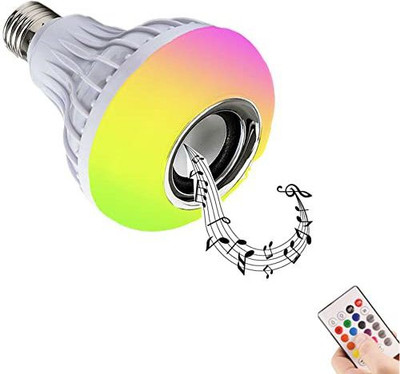 WunderVoX Led Music Bulb Wireless Bluetooth Speaker Best Sound Quality-Q1 Smart Bulb