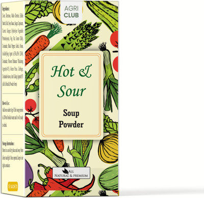 AGRI CLUB Instant Hot & Sour Soup Powder 15 Sachets (each 15 gm)(225 g)