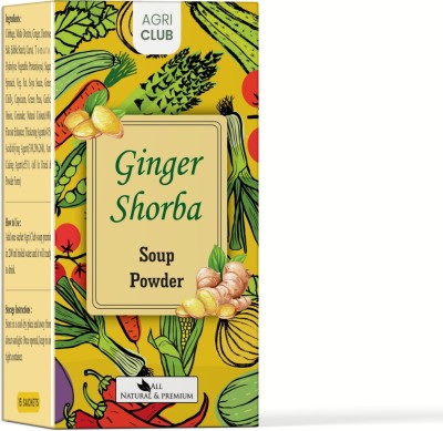 AGRI CLUB Instant Ginger Shorba Soup Powder 15 Sachets (each 15 gm)(225 g)
