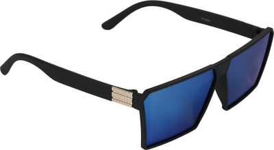 CREATURE Rectangular Sunglasses(For Men & Women, Blue)