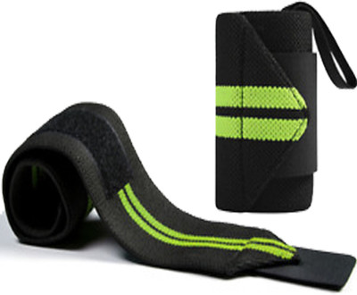 DreamPalace India Wrist Wraps Elastic Straps Support Band for Gym Workout Wrist Support(Green)