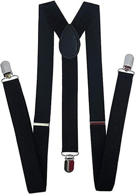 ACCERY Y- Back Suspenders for Men(Black)
