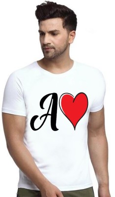 BQF Printed, Self Design, Typography Men Round Neck White T-Shirt