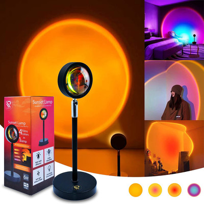 WunderVoX Remote Control Rainbow Atmosphere Led Night Light-K8 Night Lamp(14 cm, Black)