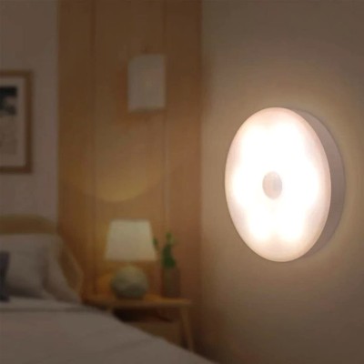 ASTOUND Rechargeable Operated LED Motion Sensor Wireless Wall Night Motion Sensor Light