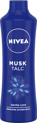 NIVEA Talcum Powder for Men & Women, Musk, For Gentle Fragrance & Reliable Protection Against Body Odour(400 g)
