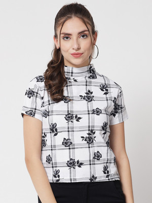 KOTTY Casual Printed Women White Top