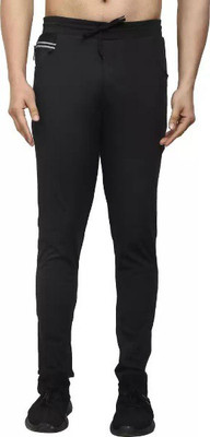 Anuraj Solid Men Black Track Pants