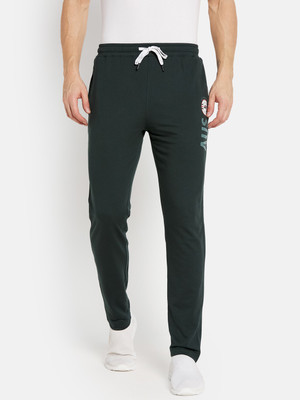 Octave Printed Men Light Green Track Pants