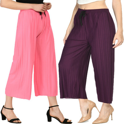 CitySquad Relaxed Women Pink, Purple Trousers