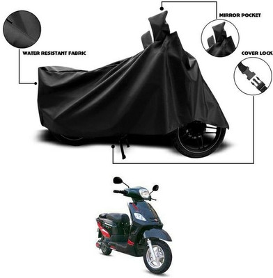 MOKSHA Waterproof Two Wheeler Cover for Hero Electric(Electric NYX e5 BS6, Silver)