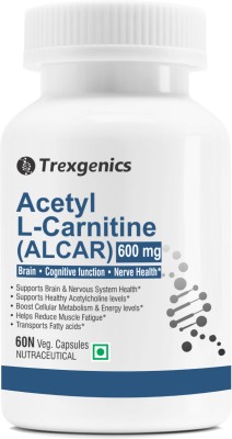 Trexgenics Acetyl L-Carnitine (ALCAR) 600 mg Nervous System, Cognitive Function (60Vcaps)(60 Capsules)