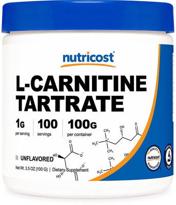 Nutricost L-Carnitine Tartrate 1 g Per Serving Unflavored Powder(100 g)