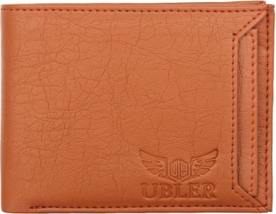 UBLER Men Casual Tan Artificial Leather Wallet(5 Card Slots)