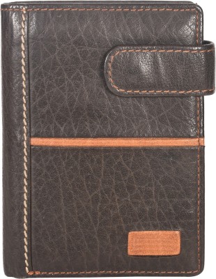 Leatherman Fashion Men Casual, Formal, Travel Brown Genuine Leather Wallet(6 Card Slots)