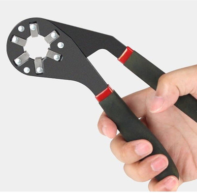 HARISWARUP 3027 Hexagonal Adjustable Wrench With Non-Slip Handle Single Sided Socket Wrench Single Sided Socket Wrench(Pack of 1)