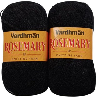 JEFFY Vardhman Rosemary Wool Hand Knitting/Art Craft Soft Yarn, 200 Gram Shade no-16
