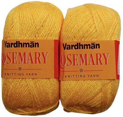 JEFFY Vardhman Rosemary Wool Hand Knitting/Art Craft Soft Yarn, 400 Gram Shade no-3