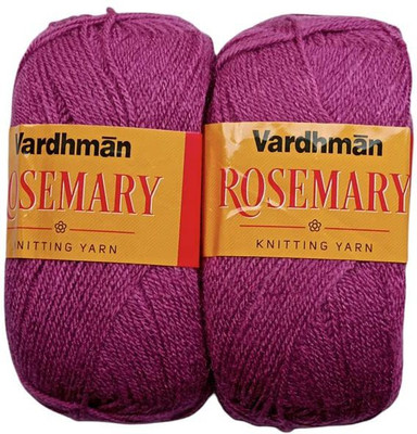 JEFFY Vardhman Rosemary Wool Hand Knitting/Art Craft Soft Yarn, 600 Gram Shade no-8