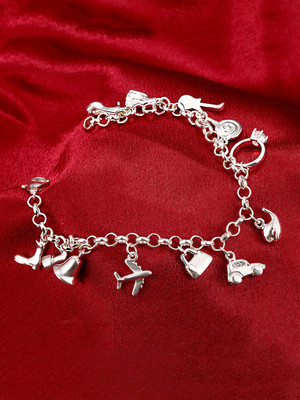 YELLOW CHIMES Alloy Charm Bracelet