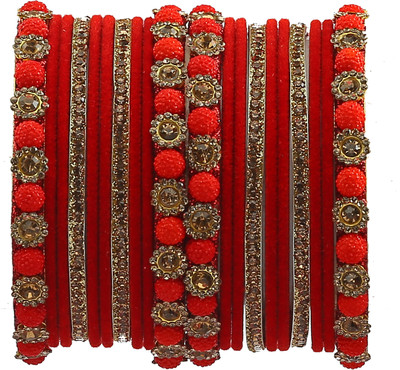 Amika Metal Bangle Set(Pack of 20)