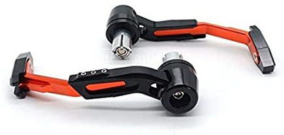 Generox Orange2pcsleverguard013 Bike Crash Guard(TVS)