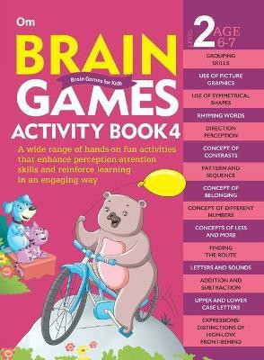 Brain Games for Kids : Brain Games Activity Book Level 2 : Book-4(English, Paperback, Om Books Editorial Team)